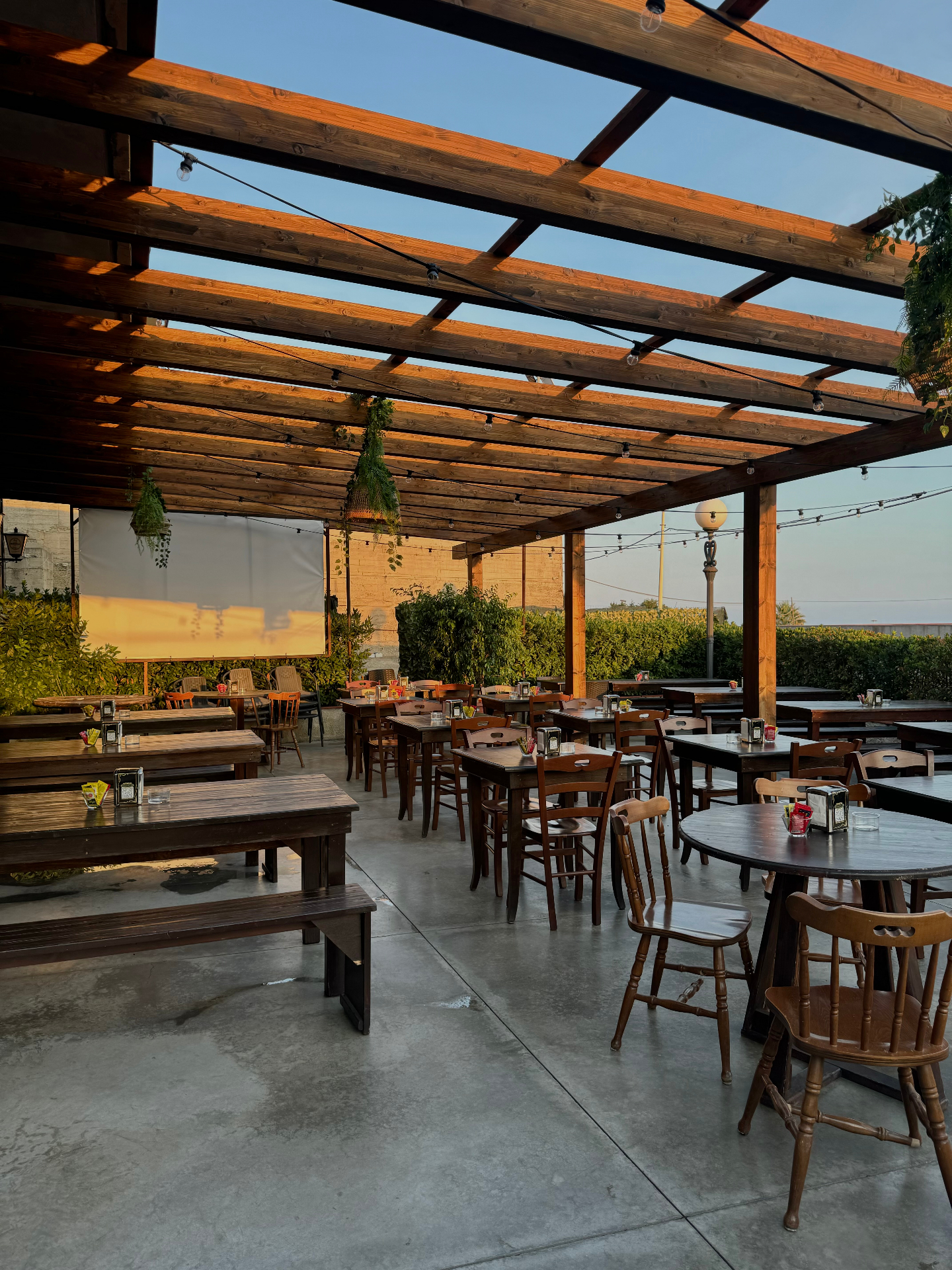 Dehors al tramonto del Berrygrain